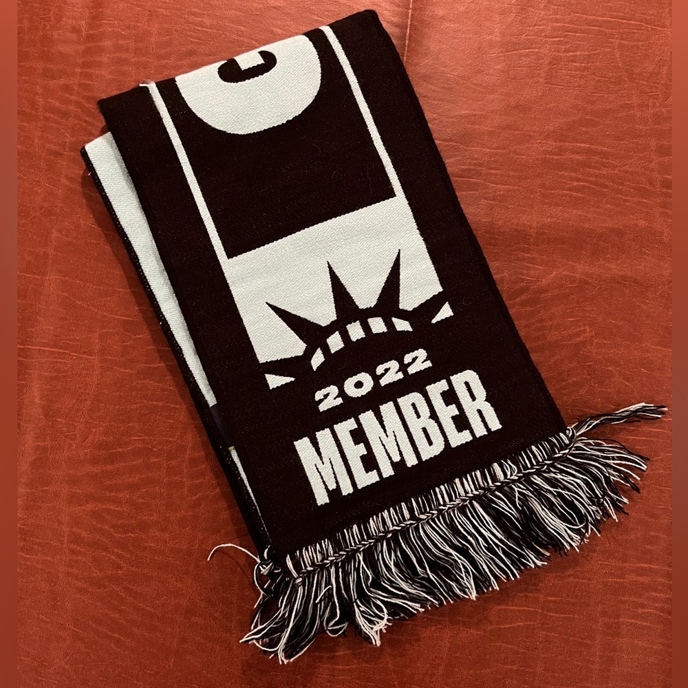 Gotham FC Football Club Soccer Scarf - Dual Sided - 7.5” x 55”